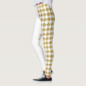 Gilded Illusion white Leggings レギンス (左)