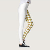 Gilded Illusion white Leggings レギンス (右)