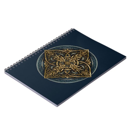 Gilded Knot Codex — ケルトのシンボル ノートブック (左側)