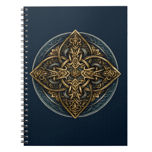Gilded Knot Codex — ケルトのシンボル ノートブック (正面)