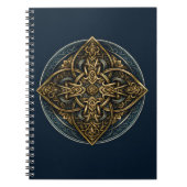 Gilded Knot Codex — Celtic Symbol ノートブック (正面)