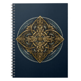 Gilded Knot Codex — Celtic Symbol ノートブック