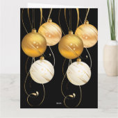 Gilded Midnight New Year’s Eve Card – Luxury Foile カード (裏面)