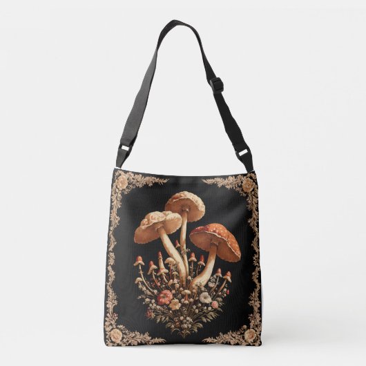 Gilded Mushroom Tote クロスボディバッグ (裏面)