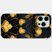 Gilded Noir Bloom Art Deco Case-Mate iPhoneケース (裏面 (横))