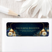 Gilded Palace Dome Midnight Navy Rose ラベル (インサイチュ)