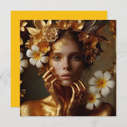 Gilded Pre-Raphaelite Woman 3 (正面/裏面)