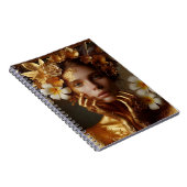 Gilded Pre-Raphaelite Woman 3 ノートブック (右側)