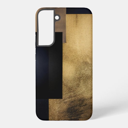 Gilded Stillness — Modern Abstract Samsung Galaxyケース (裏面)