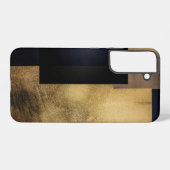 Gilded Stillness — Modern Abstract Samsung Galaxyケース (裏面横)