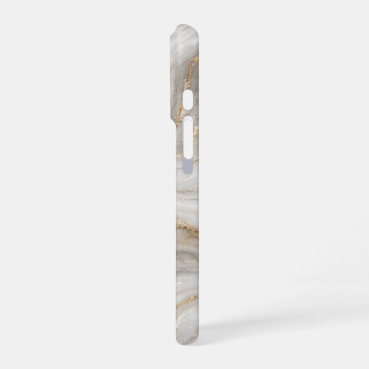 Gilded Stone Flow iPhoneケース (左側面)