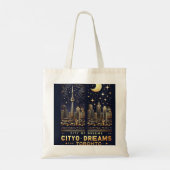 Gilded Toronto Skyline Tote - Premium Edition トートバッグ (裏面)