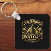 Gilded Towers of Greed キーホルダー (正面)