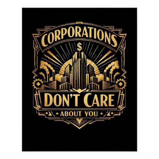 Gilded Towers of Greed ポスター (正面)