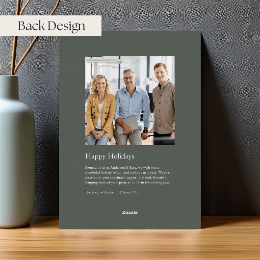 Gilded Tree Double Sided Corporate 箔シーズンカード