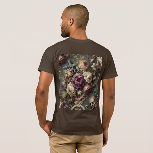 Gilded Unease – Gothic Wearable Art  Tシャツ (裏面フル)