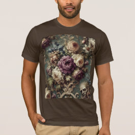 Gilded Unease – Gothic Wearable Art  Tシャツ