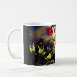gilet jaune liberté guidant le peuple コーヒーマグカップ