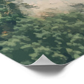 Gili Trawangan，インドネシアトラベルイラストレーション ポスター (角)