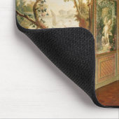 Gilleのサロンの色彩の鮮やかな壁パネル マウスパッド (コーナー)