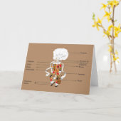 Gille de Binche Notecard カード (黄色い花)