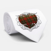 Gillespieのタータンチェックのハート ネクタイ (ロール)