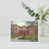 Gillespie Co.の裁判所(古い)、Fredericksburg、TX 案内ポストカード (スタンド正面)