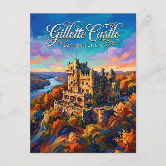 Gillette Castle State Park Connecticut ポストカード (正面)