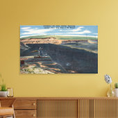 Gillette, WY - Wydodak Coal Mine View キャンバスプリント (インサイチュ (リビング))