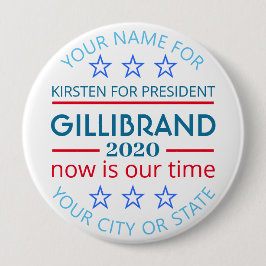 Gillibrand 2020年の大統領選挙のキャンペーン 缶バッジ