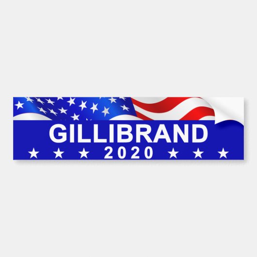 Gillibrand 2020年 バンパーステッカー (正面)