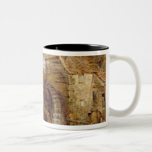 Gillingham、ドーセット1825-26年の製造所(キャンバスの油 ツートーンマグカップ (右)