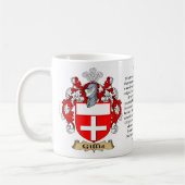 Gillis、起源、意味および頂上 コーヒーマグカップ (左)