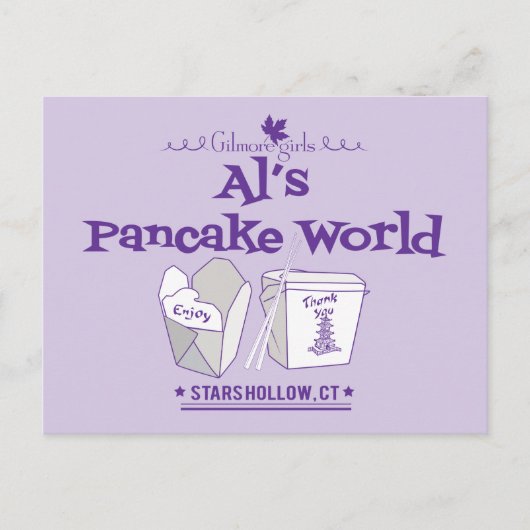 Gilmore Girls | Al's Pancake World ポストカード (正面)