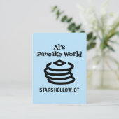 Gilmore Girls | Al's Pancake World Logo ポストカード (スタンド正面)