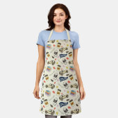 Gilmore Girls Chilton Fall Pattern エプロン (着用した状態)