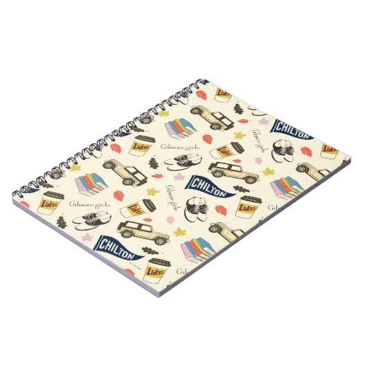 Gilmore Girls Chilton Fall Pattern ノートブック (左側)