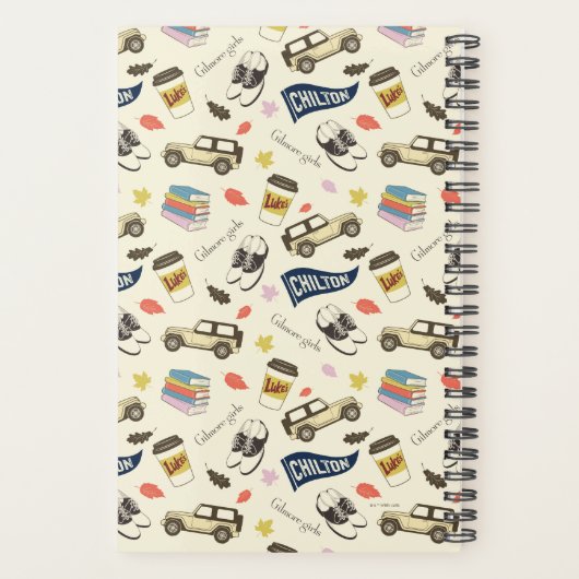 Gilmore Girls Chilton Fall Pattern プランナー手帳 (裏面)