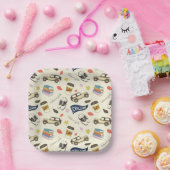 Gilmore Girls Chilton Fall Pattern ペーパープレート (パーティー)