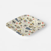 Gilmore Girls Chilton Fall Pattern ペーパープレート (傾斜あり)