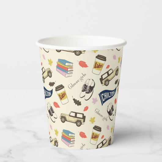 Gilmore Girls Chilton Fall Pattern 紙コップ (裏面)