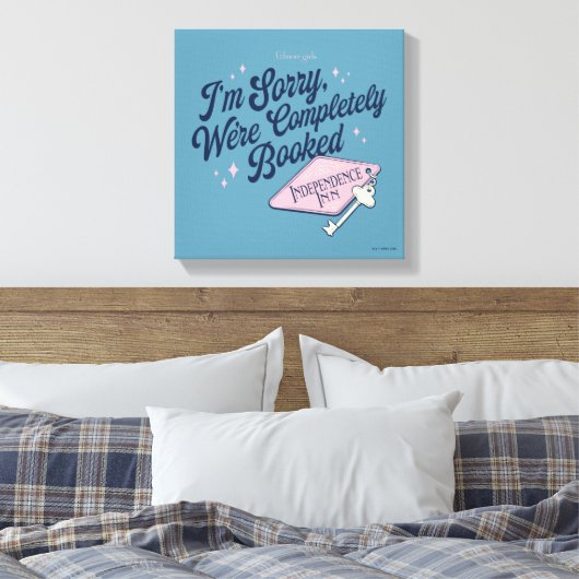 Gilmore Girls Completely Booked Design キャンバスプリント (インサイチュ (寝室))
