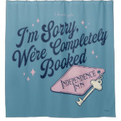 Gilmore Girls Completely Booked Design シャワーカーテン (正面)