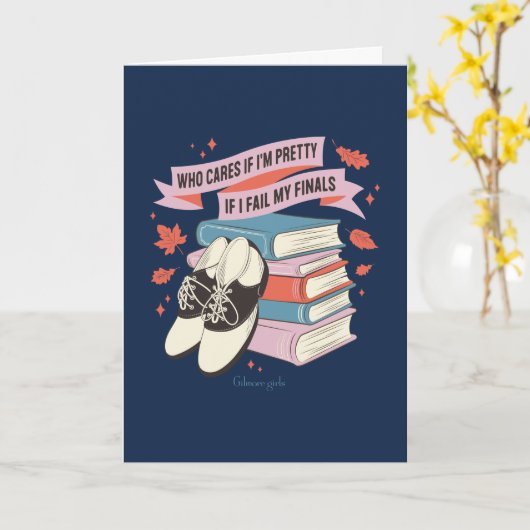 Gilmore Girls Finals Quote Design カード (黄色い花)