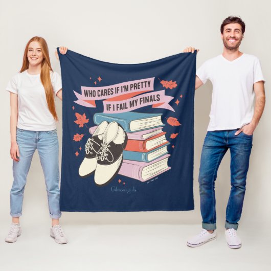 Gilmore Girls Finals Quote Design フリースブランケット (インサイチュ)