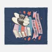 Gilmore Girls Finals Quote Design フリースブランケット (正面(横))