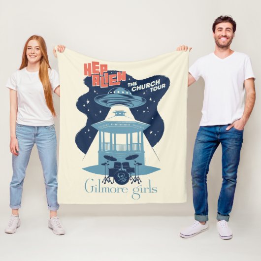 Gilmore Girls Hep Alien Church Tour フリースブランケット (インサイチュ)