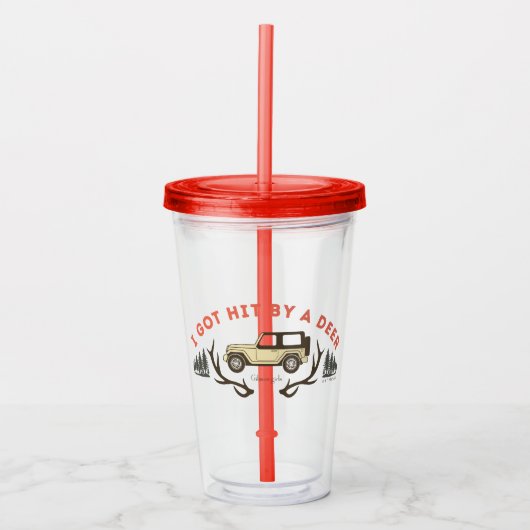 Gilmore Girls I Got Hit by a Deer アクリルタンブラー (正面)