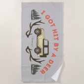 Gilmore Girls I Got Hit by a Deer ビーチタオル (正面)