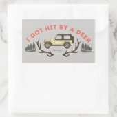 Gilmore Girls I Got Hit by a Deer 長方形シール (バッグ)